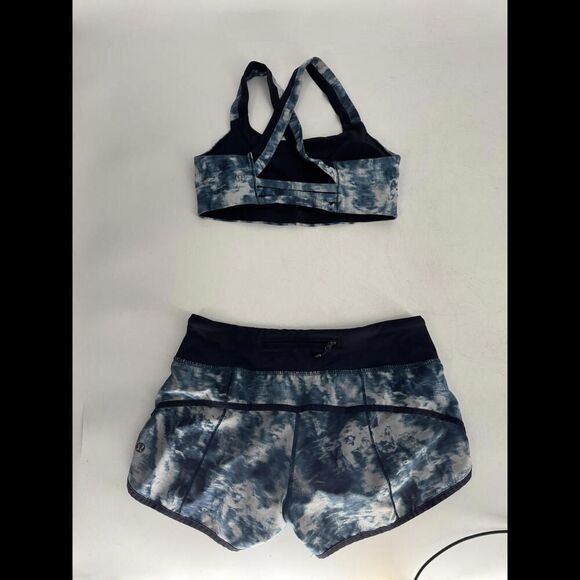 Lululemon Sports Bra & Short Set Sz 6 And 4 Or Small - Picture 4 of 9